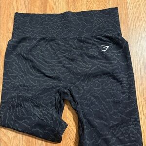 Black Patterned Leggings